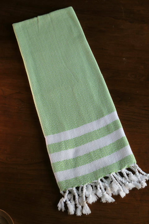 Brick Kitchen Towel - Mint Green