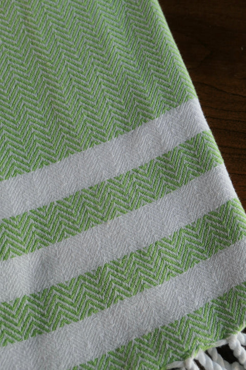 Brick Kitchen Towel - Mint Green