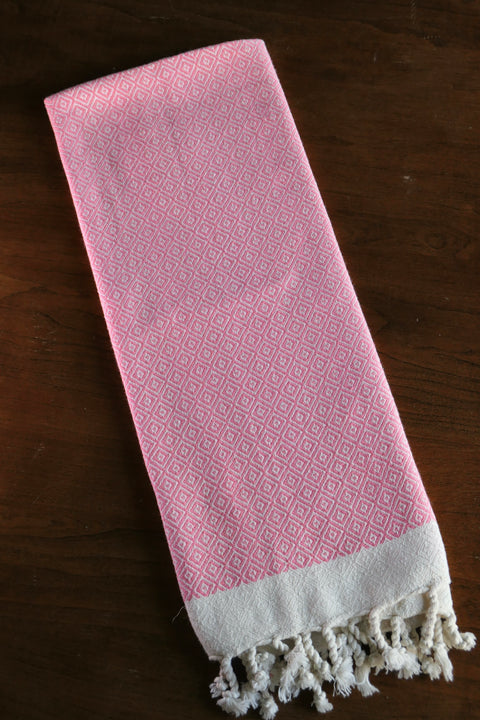 Brick Kitchen Towel - Soft Pink