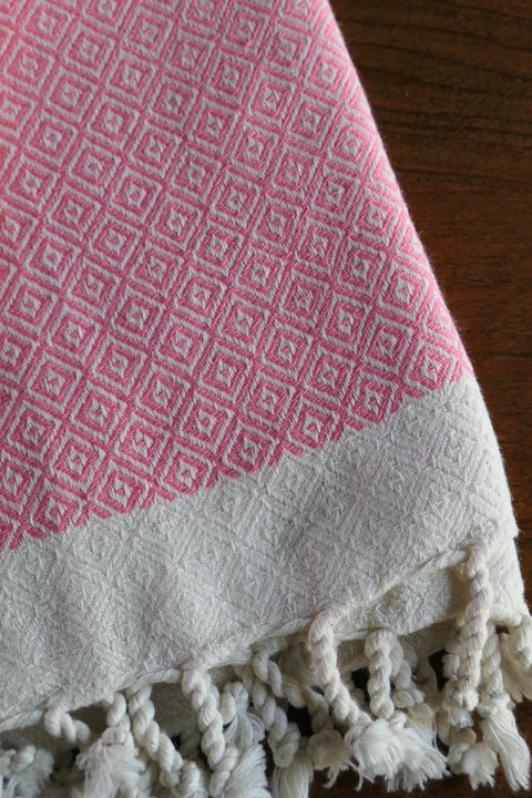 Brick Kitchen Towel - Soft Pink