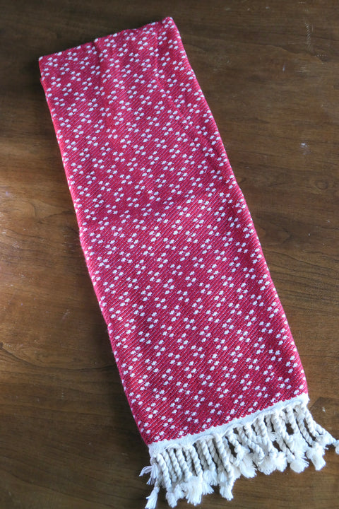 Dots Kitchen Towel - Red