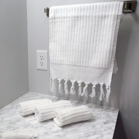 Ribbed Hand Towel Bundle