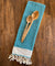 Set of 1 Olive Kitchen Towel + 2 Olive Spoons - Turquoise