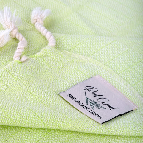Cucumber Flat Weave Towel